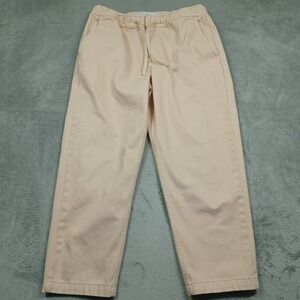 Wax London Pants Mens 34 Brown Drawstring Pockets Preppy